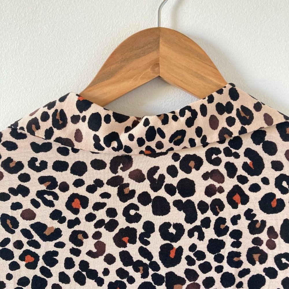 BNWT Women's Animal Print V-Neck Long Sleeve Maxi Dress Size UK 12 - Picture 6 of 15